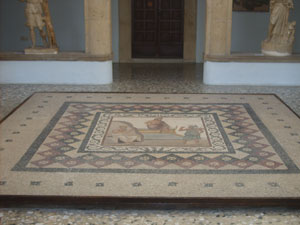 Antikes Boden-Mosaik im Museum von Kos