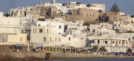 Die Hauptstadt von Naxos