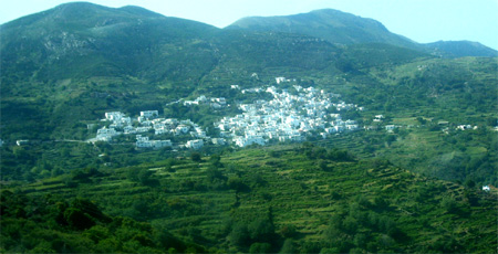 Ein Dorf im Inselinneren von Naxos