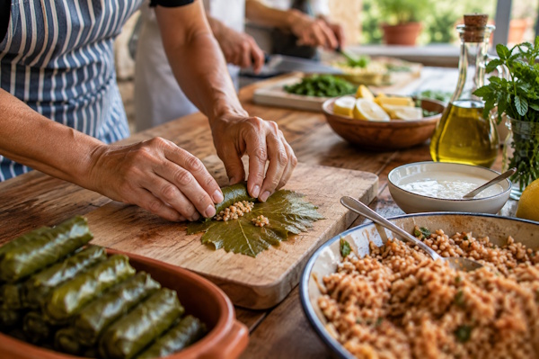 Kochen auf der Insel Naxos