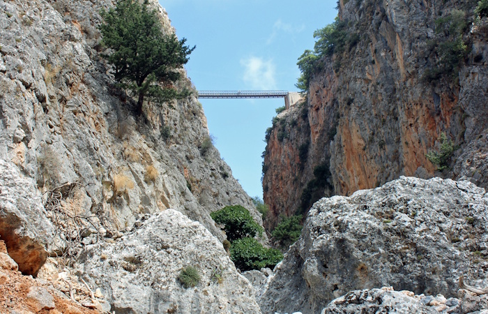 Aradena-Schlucht mit Brücke