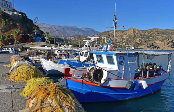 Fischerboote im Hafen