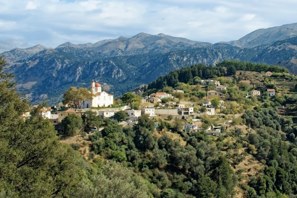 Das Dorf Lakki in Kreta