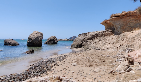 Einsamer Strand bei Xerokambos