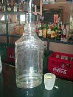 Raki, Flasche und Glas